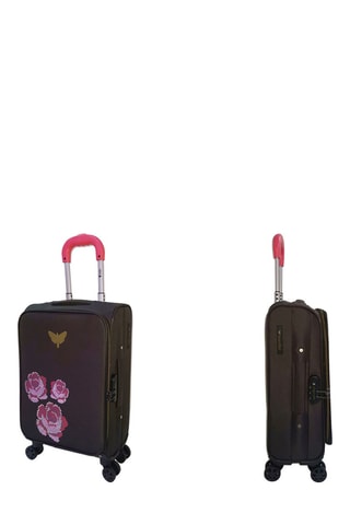 Handbagagetrolley Joanna-E (S) - 55 cm - Zwart