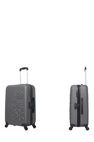  Weekendtrolley Eleonor (M) - 65 cm  - Donkergrijs