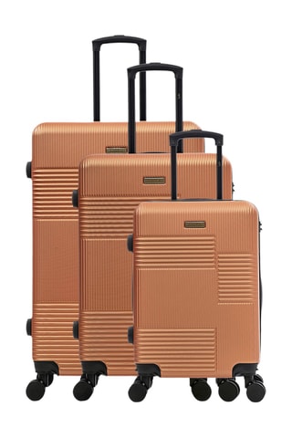 Set van 3 Trolleys Livia (S/M/L)  - 56,5 / 66 / 76,5 cm - Oranje