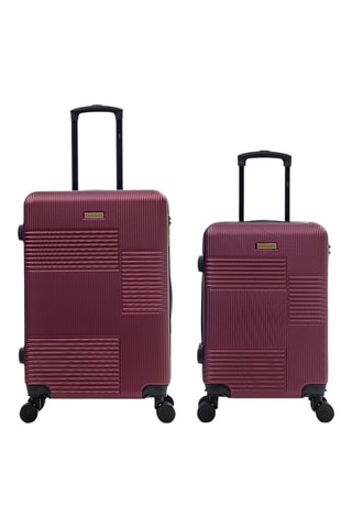 Handbagagetrolley en Weekendtrolley Livia (S/M) - 56,5/66 cm - Paars