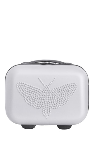Handbagagetrolley en Beautycase Francette-H (S/K) - 50/23 cm - Grijs