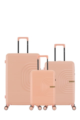 Set van 3 Trolleys Celia (XS/M/L) - 55 / 66 / 76 cm - Roze