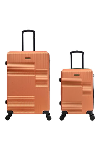 Handbagagetrolley en Grote Trolley Livia (S/L) - 56,5/76,5 cm - Oranje