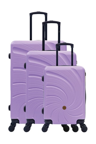 Set van 3 Trolleys Serena (S/M/L)  - 57 / 66,5 / 76,5 cm - Paars