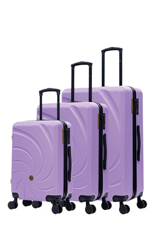 Set van 3 Trolleys Serena (S/M/L)  - 57 / 66,5 / 76,5 cm - Paars