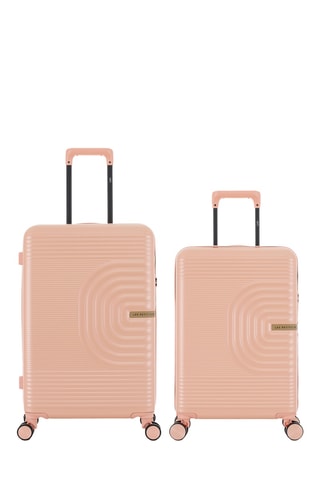 Handbagagetrolley en Weekendtrolley Celia (S/M) - 59/66 cm - Roze