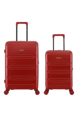 Handbagagetrolley en Weekendtrolley Lynda (XS/M) - 55/66 cm - Bordeauxrood