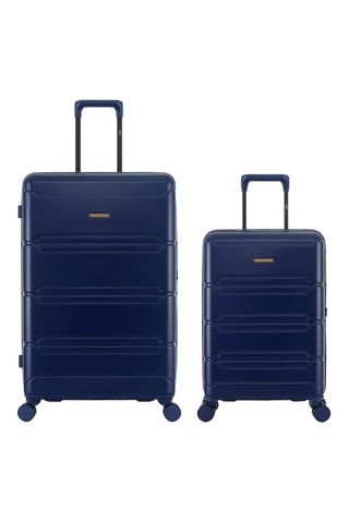 Handbagagetrolley en Grote Trolley Lynda (S/L) - 66/76 cm - Donkerblauw