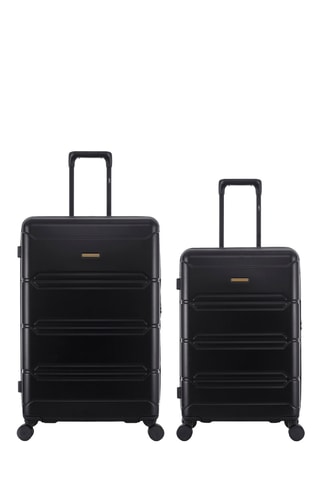 Weekendtrolley en Grote Trolley Lynda (M/L) - 66/76 cm - Zwart