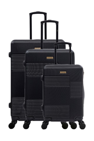 Set van 3 Trolleys Livia (S/M/L)  - 56,5 / 66 / 76,5 cm - Zwart