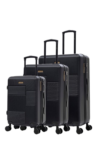 Set van 3 Trolleys Livia (S/M/L)  - 56,5 / 66 / 76,5 cm - Zwart