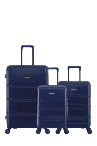 Set van 3 Trolleys Lynda (XS/S/L) - 55 / 59 / 76 cm - Donkerblauw