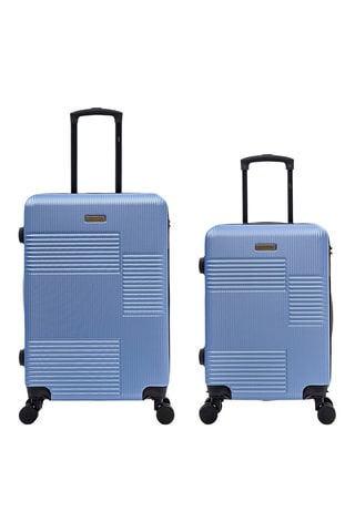 Handbagagetrolley en Weekendtrolley Livia (S/M) - 56,5/66 cm - Blauw