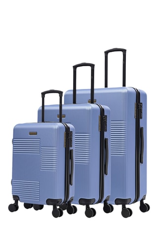 Set van 3 Trolleys Livia (S/M/L)  - 56,5 / 66 / 76,5 cm - Blauw