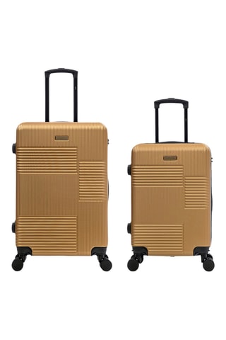 Handbagagetrolley en Weekendtrolley Livia (S/M) - 56,5/66 cm - Beige