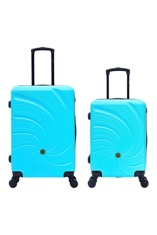 Handbagagetrolley en Weekendtrolley Serena (S/M) - 57/66,5 cm - Hemelsblauw