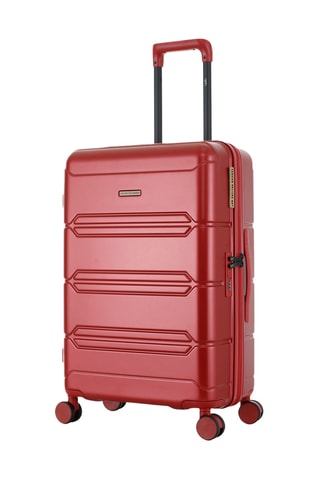 Handbagagetrolley en Weekendtrolley Lynda (S/M) - 59/66 cm - Bordeauxrood