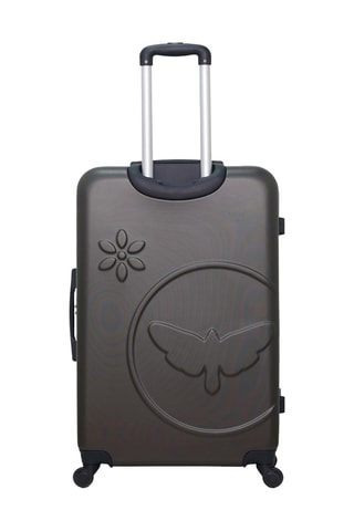 Grote Trolley en Weekendtrolley Eleonor (L/M) - 75/65 cm - Donkergrijs