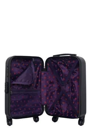 Handbagagetrolley en Beautycase Francette-H (S/K) - 50/21,5 cm - Donkergrijs