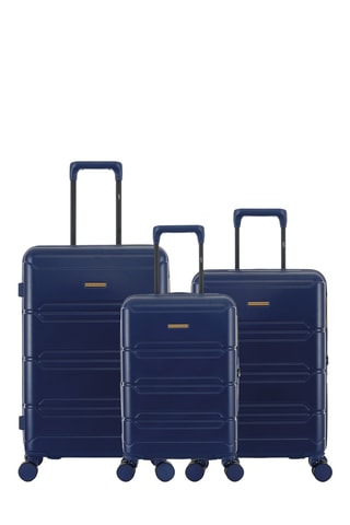 Set van 3 Trolleys Lynda (XS/S/M) - 55 / 59 / 66 cm - Donkerblauw