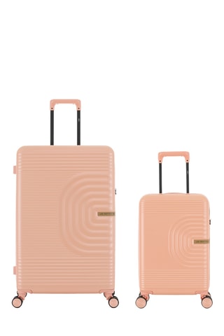 Lowcost Handbagagetrolley en Grote Trolley Celia (XS/L) - 55/76 cm - Roze