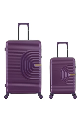 Lowcost Handbagagetrolley en Grote Trolley Celia (XS/L) - 55/76 cm - Paars