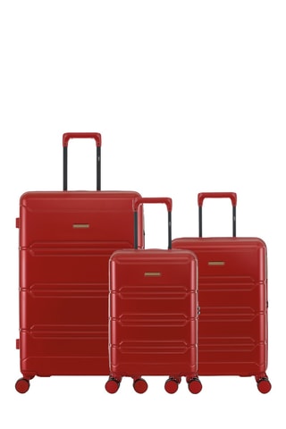Set van 3 Trolleys Lynda (XS/S/L) - 55 / 59 / 76 cm - Bordeauxrood