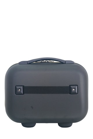 Handbagagetrolley en Beautycase Francette-H (S/K) - 50/23 cm - Zwart