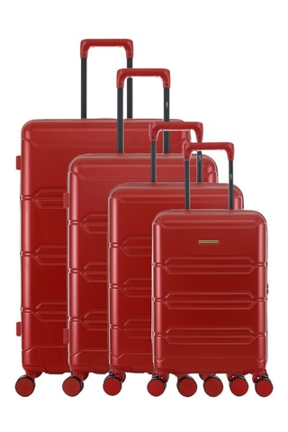 Set van 4 Trolleys Lynda (XS/S/M/L) - 55/59/66/76 cm - Bordeauxrood