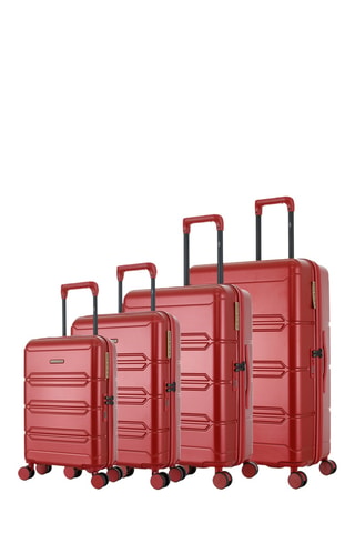 Set van 4 Trolleys Lynda (XS/S/M/L) - 55/59/66/76 cm - Bordeauxrood
