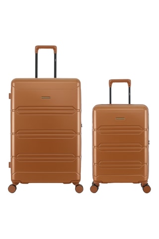 Handbagagetrolley en Grote Trolley Lynda (S/L) - 66/76 cm - Bruin