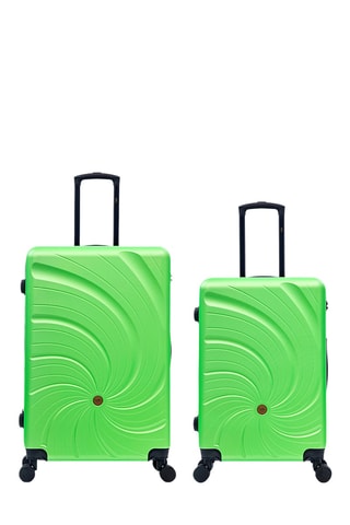 Weekendtrolley en Grote Trolley Serena (M/L) - 66,5/76,5 cm - Groen
