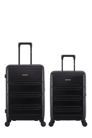 Handbagagetrolley en Weekendtrolley Lynda (S/M) - 59/66 cm - Zwart