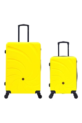 Handbagagetrolley en Grote Trolley Serena (S/L) - 57/76,5 cm - Geel