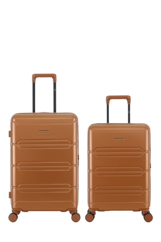 Handbagagetrolley en Weekendtrolley Lynda (S/M) - 59/66 cm - Bruin
