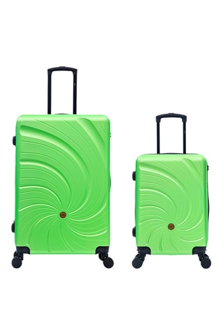 Handbagagetrolley en Grote Trolley Serena (S/L) - 57/76,5 cm - Groen