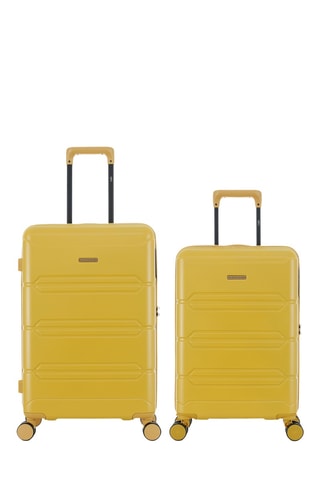 Handbagagetrolley en Weekendtrolley Lynda (S/M) - 59/66 cm - Oranje