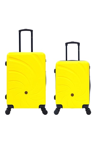 Handbagagetrolley en Weekendtrolley Serena (S/M) - 57/66,5 cm - Geel