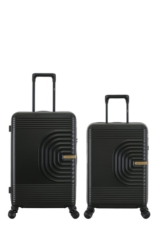 Handbagagetrolley en Weekendtrolley Celia (S/M) - 59/66 cm - Zwart