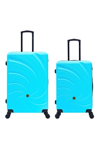 Weekendtrolley en Grote Trolley Serena (M/L) - 66,5/76,5 cm - Hemelsblauw