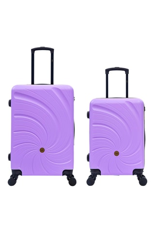 Handbagagetrolley en Weekendtrolley Serena (S/M) - 57/66,5 cm - Paars