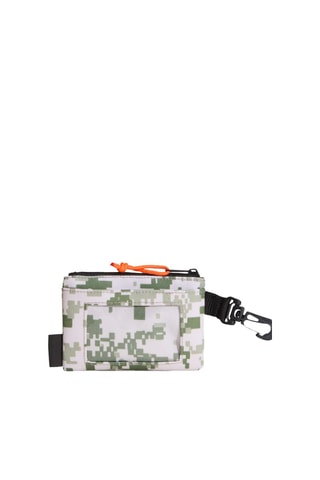 Porte-cartes Formula - Vert olive et blanc
