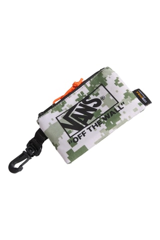 Porte-cartes Formula - Vert olive et blanc
