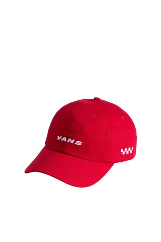 Casquette Check Side Curved Bill - Rouge