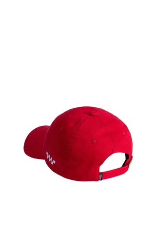Casquette Check Side Curved Bill - Rouge