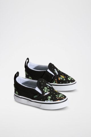 Slip-on Slip-On V - Noir et vert fluo - Vans