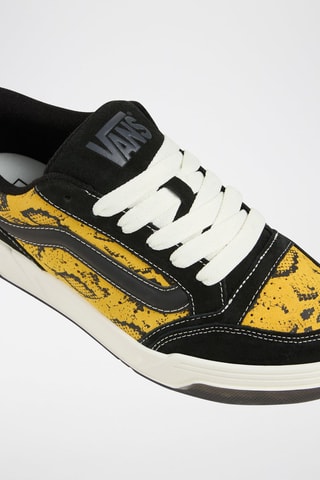 Baskets en cuir Hylane - Noir et jaune - Vans