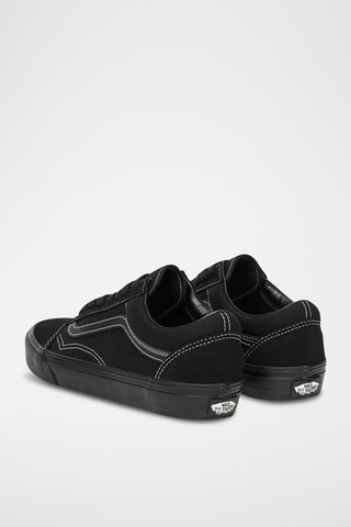 Baskets en cuir Old Skool - Noir - Vans