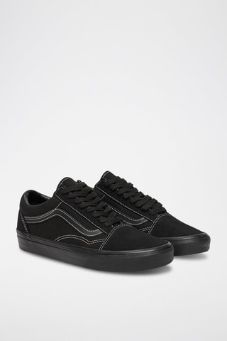 Baskets en cuir Old Skool - Noir - Vans
