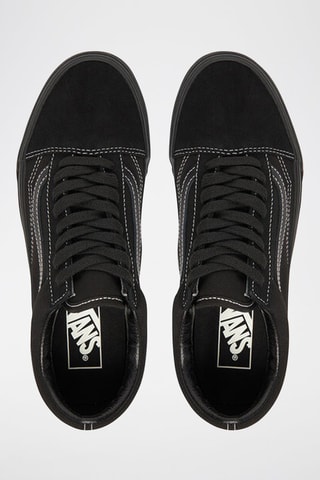 Baskets en cuir Old Skool - Noir - Vans